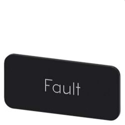 Siemens Bezeichnungsschild 12,5x27 Fault 3SU1900-0AC16-0EC0