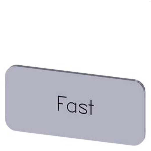 Siemens Bezeichnungsschild 12,5x27 Fast 3SU1900-0AC81-0EE0