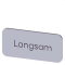 Siemens Bezeichnungsschild 12,5x27 Langsam 3SU1900-0AC81-0AN0