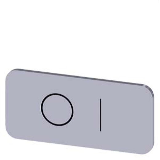 Siemens Bezeichnungsschild 12,5x27 O I 3SU1900-0AC81-0QG0
