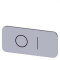 Siemens Bezeichnungsschild 12,5x27 O I 3SU1900-0AC81-0QG0