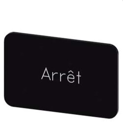 Siemens Bezeichnungsschild 17,5x27 Arret 3SU1900-0AD16-0GB0