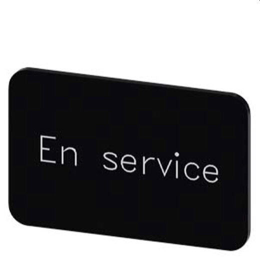 Siemens Bezeichnungsschild 17,5x27 En Service 3SU1900-0AD16-0GM0