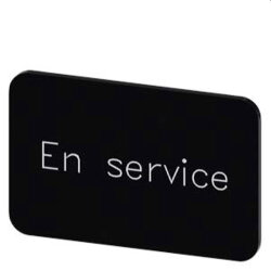 Siemens Bezeichnungsschild 17,5x27 En Service...