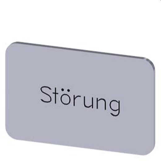 Siemens Bezeichnungsschild 17,5x27 Störung 3SU1900-0AD81-0AQ0