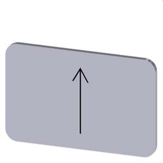 Siemens Bezeichnungsschild 17,5x27 Pfeil oben 3SU1900-0AD81-0QS0