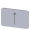 Siemens Bezeichnungsschild 17,5x27 Pfeil oben 3SU1900-0AD81-0QS0