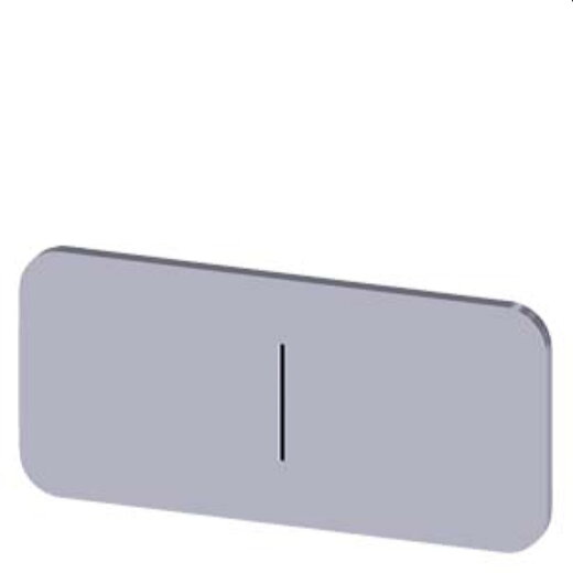 Siemens Bezeichnungsschild 12,5x27 I 3SU1900-0AC81-0QB0