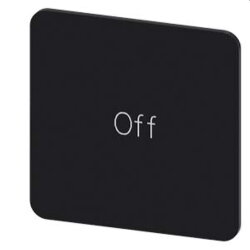 Siemens Bezeichnungsschild 27x27 Off 3SU1900-0AE16-0DK0