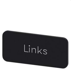 Siemens Bezeichnungsschild 12,5x27 Links 3SU1900-0AC16-0AJ0