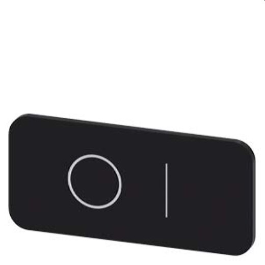 Siemens Bezeichnungsschild 12,5x27 O I 3SU1900-0AC16-0QG0