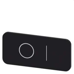 Siemens Bezeichnungsschild 12,5x27 O I 3SU1900-0AC16-0QG0