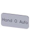 Siemens Bezeichnungsschild 12,5x27 Hand O Auto 3SU1900-0AC81-0DD0
