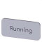Siemens Bezeichnungsschild 12,5x27 Running 3SU1900-0AC81-0EB0