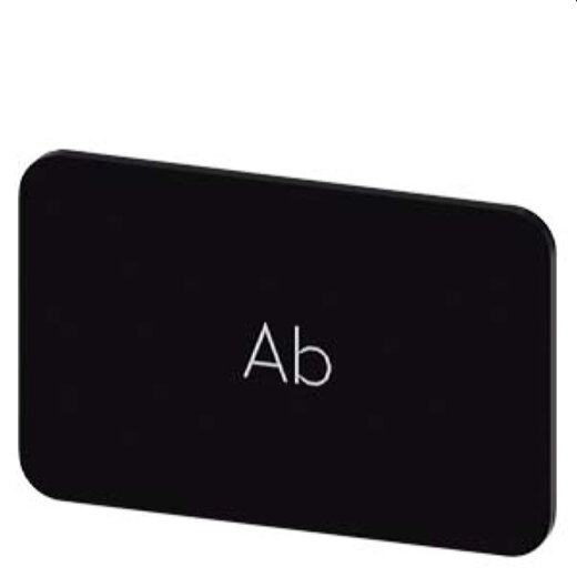 Siemens Bezeichnungsschild 17,5x27 Ab 3SU1900-0AD16-0AE0