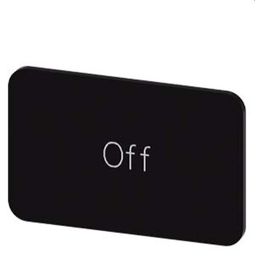 Siemens Bezeichnungsschild 17,5x27 Off 3SU1900-0AD16-0DK0