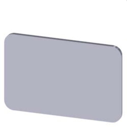 Siemens Bezeichnungsschild 17,5x27 silber 3SU1900-0AD81-0AA0