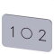 Siemens Bezeichnungsschild 17,5x27 1 O 2 3SU1900-0AD81-0QL0
