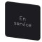 Siemens Bezeichnungsschild 27x27 En Service 3SU1900-0AE16-0GM0
