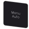 Siemens Bezeichnungsschild 27x27 Manu Auto 3SU1900-0AE16-0GT0