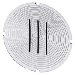 Siemens Einlegeschild rund milchig Symbol III...