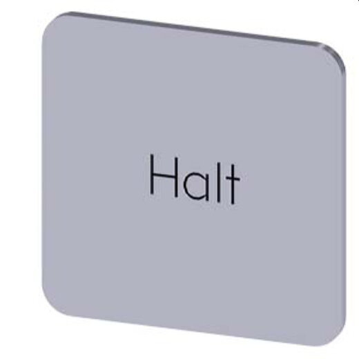 Siemens Bezeichnungsschild 22x22 Halt 3SU1900-0AF81-0AK0