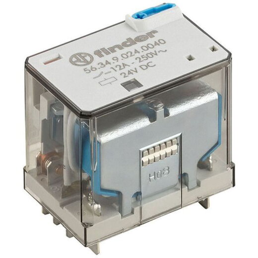 Finder Leistungs-Steckrelais 56.34.9.024.4040 10 STK