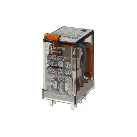 Finder Miniatur-Industrie-Steckrelais 55.32.8.024.0040 24V AC 2 Wechsler 10 STK