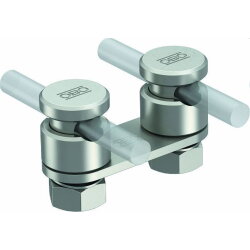 OBO Verbindungsklemme 5002 N-VA für zwei Rundleiter...