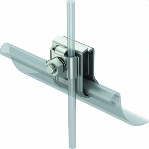 OBO Rinnenklemme RK-FIX/VA mit Feder Edelstahl VA1.4301