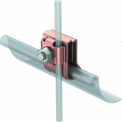 OBO Rinnenklemme RK-FIX/CU mit Feder Edelstahl VA1.4301