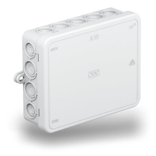 OBO Kabelabzweigkasten A 18  125x100x38 lichtgrau