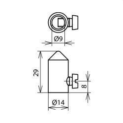 Dehn & Söhne Fangspitze 110017 29mm für...