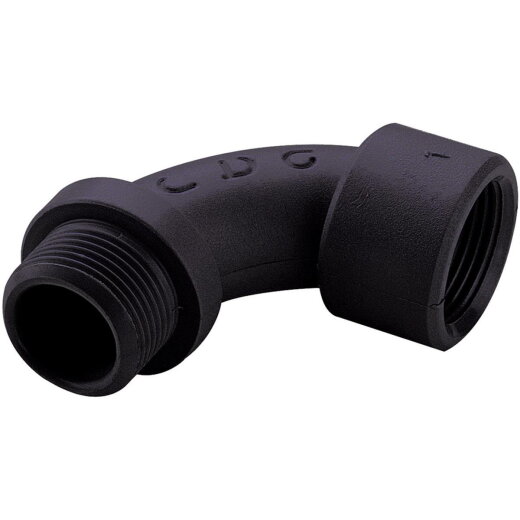 Legrand Bogen 386365 90° G1" schwarz