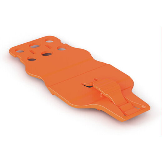 WAGO Mittenverriegelung mit Zugentlastung für Feder- und Stiftleisten 40,6 mm breit orange 832-544