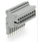 WAGO Modularer TOPJOB®S-Steckverbinder anreihbar für Brückerschlitze grau 2001-559