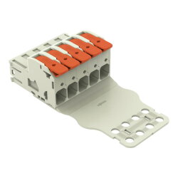 WAGO 1-Leiter-Stiftleiste Hebel Push-in CAGE CLAMP®...