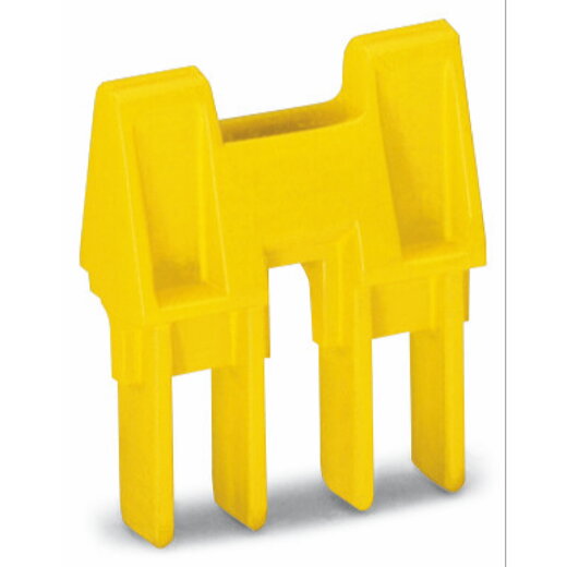 WAGO Kupplungselement zum Koppeln mehrerer Trennhebel 4-fach gelb 282-374