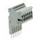 WAGO Modularer TOPJOB®S-Steckverbinder anreihbar für Brückerschlitze grau 2001-556