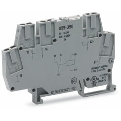 WAGO Relaismodul Eingangsnennspannung DC 24 V 1 Wechsler...
