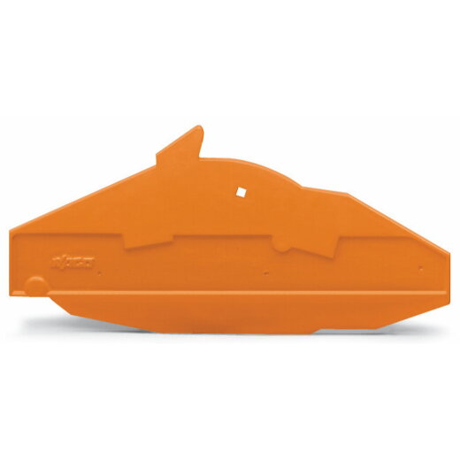 WAGO Abschluss- und Trennplatte für 2-Leiter-längs schaltbare Trennkklemmen 1,5 mm dick grau 282-360