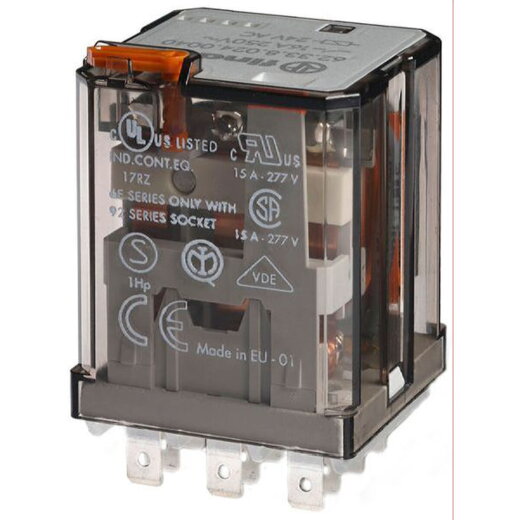 Finder Leistungs-Steckrelais 62.33.9.024.4070