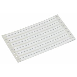 WAGO Beschriftungsstreifen 7mm unbedruckt weiss