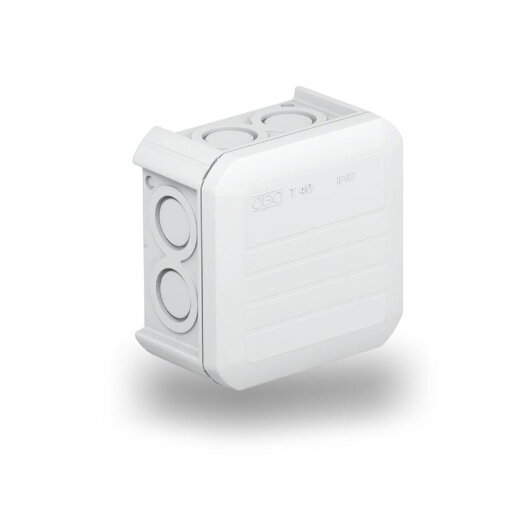 OBO Kabelabzweigkasten T 40 M20 m. M20 Einführungen 90x90 lg