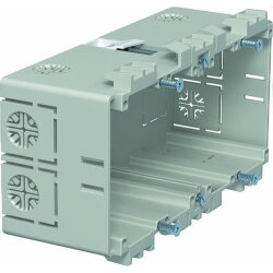 OBO Geräteeinbaudose 2390/8T2 2fach steingrau