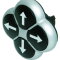 EATON Electric Drucktaste M22-D4-S-X7 4fach tastend