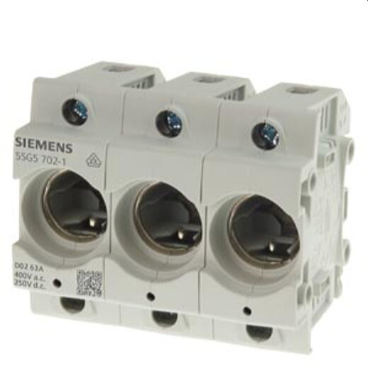 Siemens NEOZED-Sicherungssockel D01 3polig 16A 400V 250V 5SG5302-1