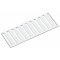 WAGO WSB Beschriftung 209-501 leer weiss