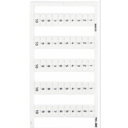 WAGO WMB Beschriftungsystem 793-602 Aufdruck 1-10 (10X)