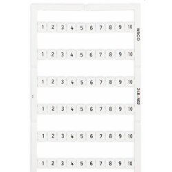 WAGO WSB Bezeichnungskarte AUFDR.W: 1-10 (10248-502 X)